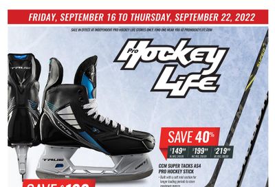 Pro Hockey Life Flyer September 16 to 22