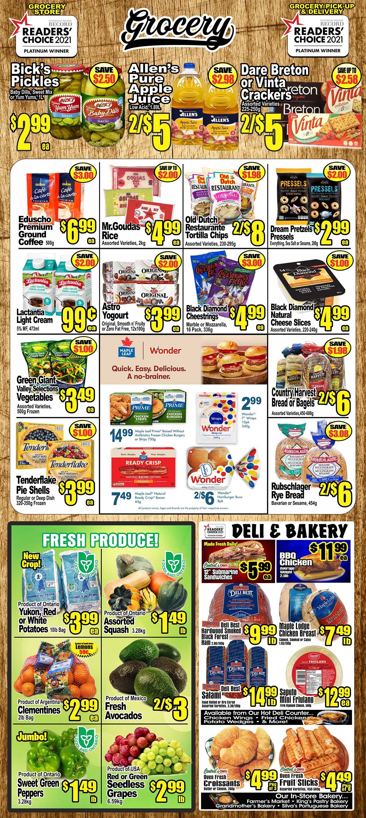 Central Fresh Market Flyer September 15 to 22
