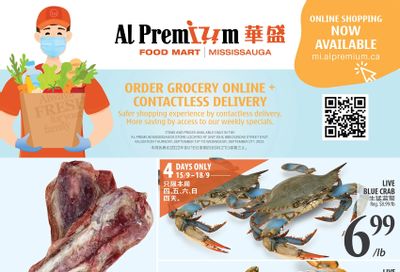 Al Premium Food Mart (Mississauga) Flyer September 15 to 21