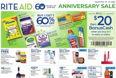 RITE AID Weekly Ad Flyer Specials September 18 to September 24, 2022