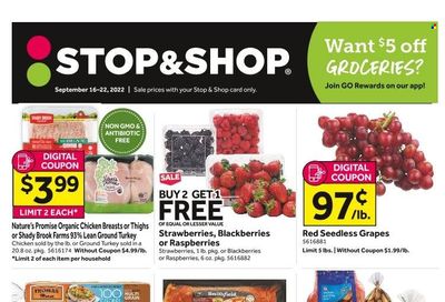 Stop & Shop (NJ) Weekly Ad Flyer Specials September 16 to September 22, 2022