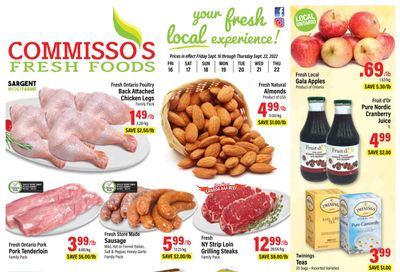 Commisso's Fresh Foods Flyer September 16 to 22