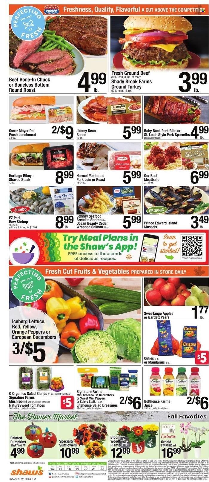 Shaw’s (MA, ME, NH, RI, VT) Weekly Ad Flyer Specials September 16 to ...