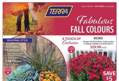 Terra Greenhouses Flyer September 16 to 22