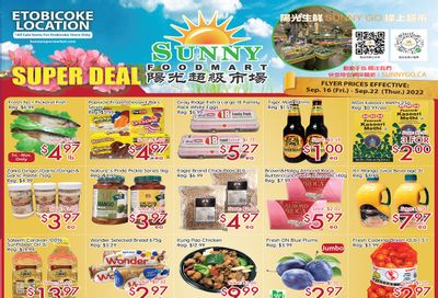 Sunny Foodmart (Etobicoke) Flyer September 16 to 22