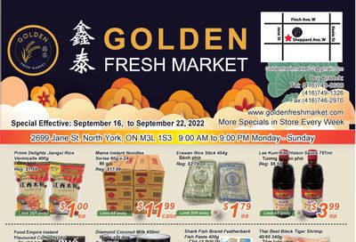 Golden Fresh Market Flyer September 16 to 22