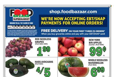 Food Bazaar (CT, NJ, NY) Weekly Ad Flyer Specials September 15 to September 21, 2022