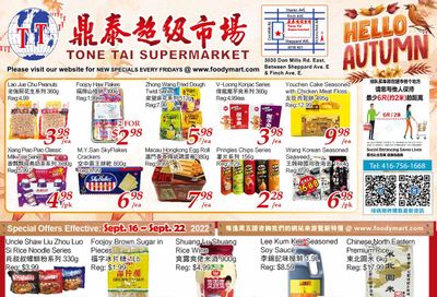 Tone Tai Supermarket Flyer September 16 to 22