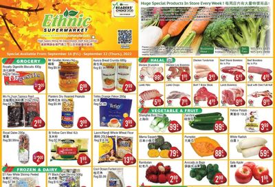 Ethnic Supermarket (Milton) Flyer September 16 to 22