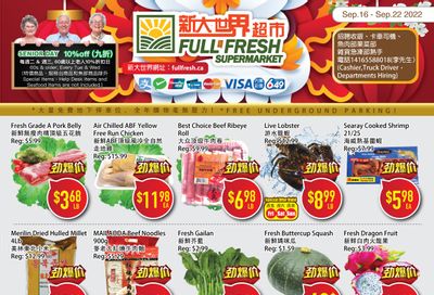 Full Fresh Supermarket Flyer September 16 to 22