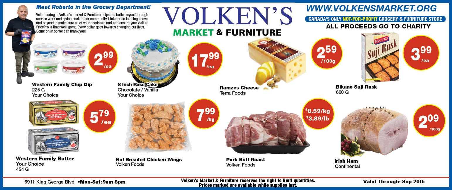 Volken's Market & Furniture Flyer September 14 to 20