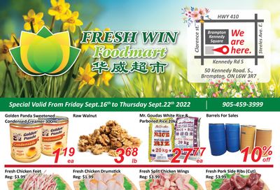 Fresh Win Foodmart Flyer September 16 to 22