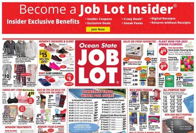 Ocean State Job Lot (CT, MA, ME, NH, NJ, NY, RI, VT) Weekly Ad Flyer Specials September 15 to September 21, 2022