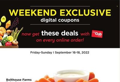 Cub Foods (MN) Weekly Ad Flyer Specials September 16 to September 18, 2022