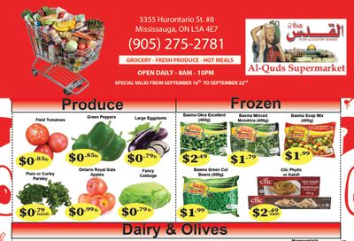 Al-Quds Supermarket Flyer September 16 to 22