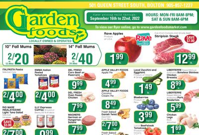 Garden Foods Flyer September 16 to 22