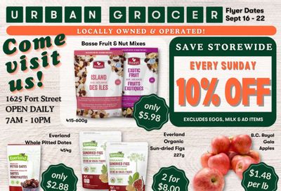 Urban Grocer Flyer September 16 to 22