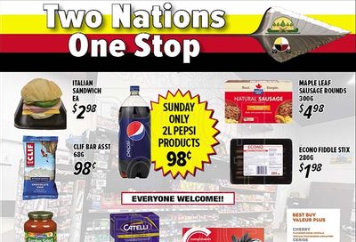 Two Nations One Stop Flyer September 16 to 22