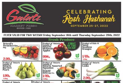 Galati Market Fresh Flyer September 16 to 29