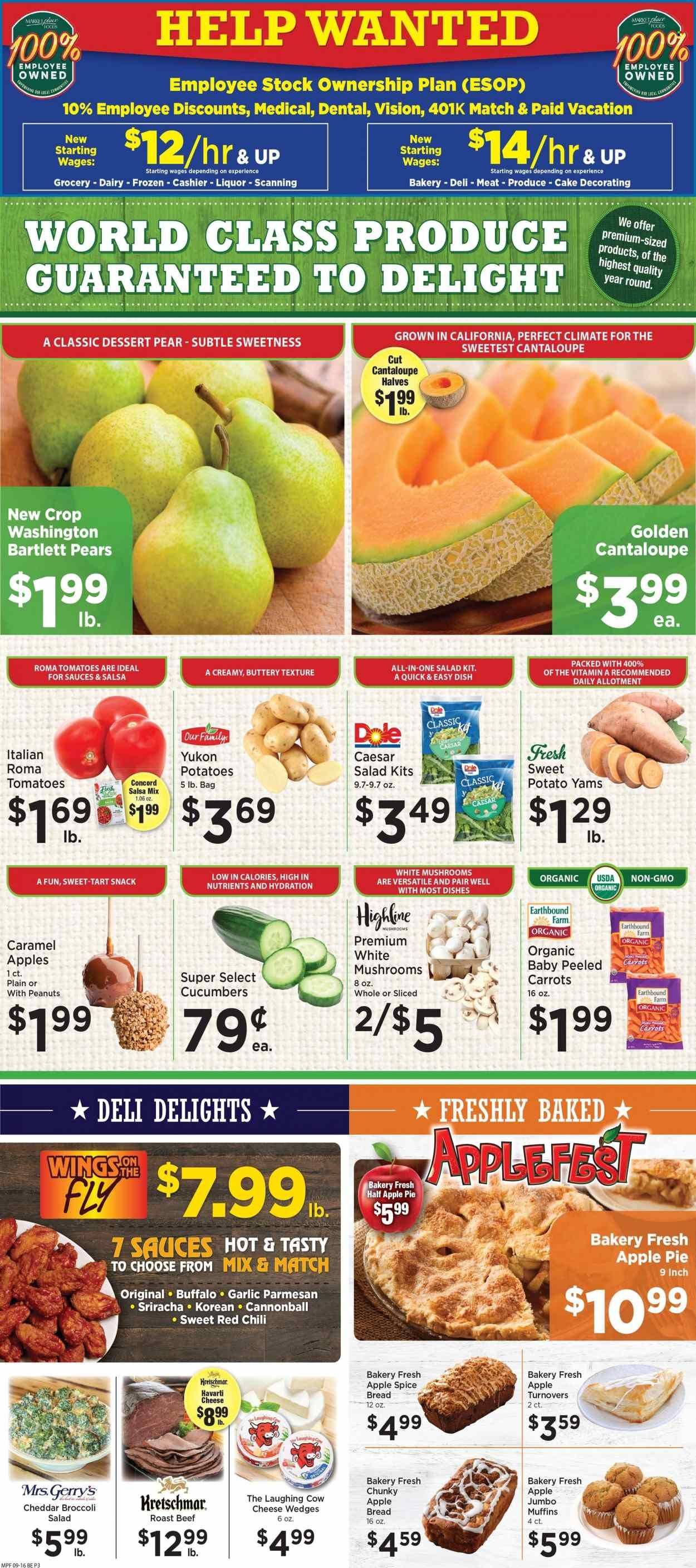 Marketplace Foods (MN) Weekly Ad Flyer Specials September 16 to September 22, 2022
