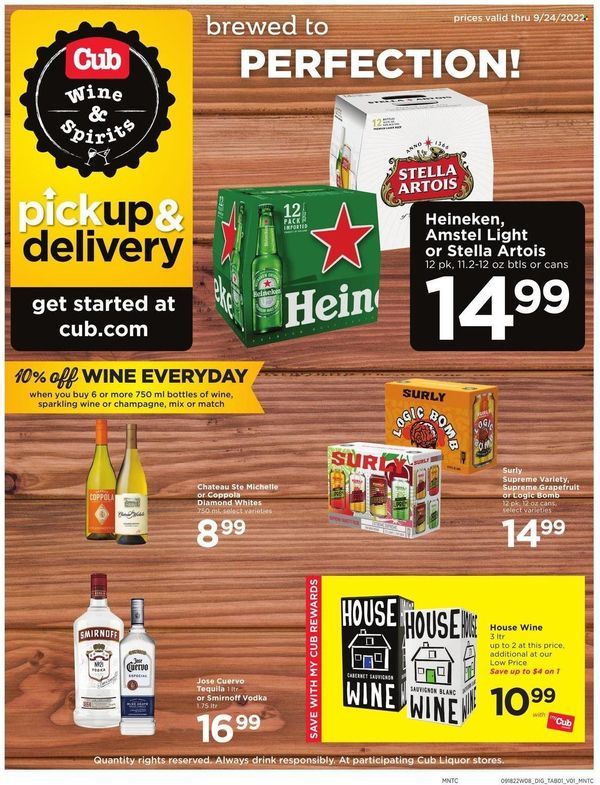 Cub Foods (MN) Weekly Ad Flyer Specials September 18 to September 24, 2022