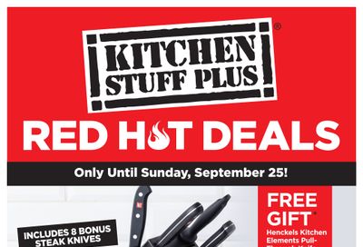 Kitchen Stuff Plus Red Hot Deals Flyer September 19 to 25