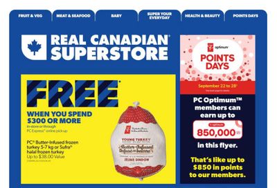 Real Canadian Superstore (West) Flyer September 22 to 28