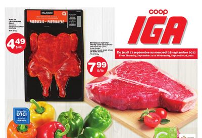 Coop IGA Flyer September 22 to 28