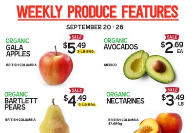 Pomme Natural Market Flyer September 20 to 26