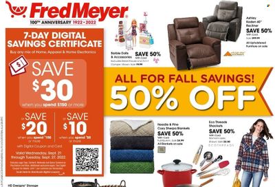 Fred Meyer Weekly Ad Flyer Specials September 21 to September 27, 2022