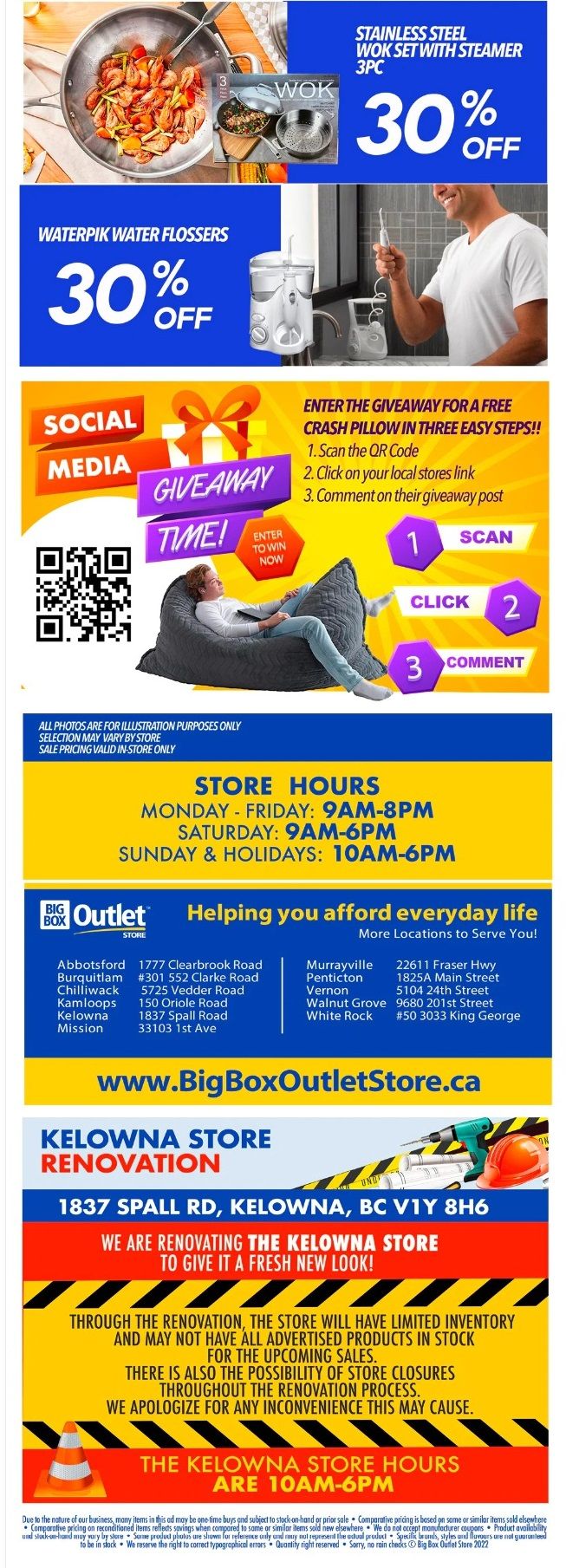 Big Box Outlet Store Flyer September 21 to 25