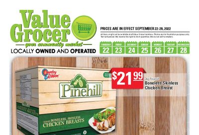 Value Grocer Flyer September 22 to 28