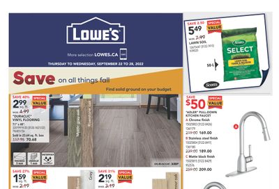 Lowe's (West) Flyer September 22 to 28