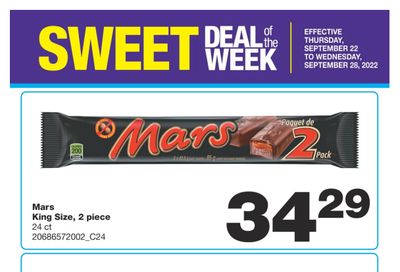 Wholesale Club Sweet Deal of the Week Flyer September 22 to 28