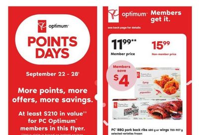 Independent Grocer (Atlantic) Flyer September 22 to 28