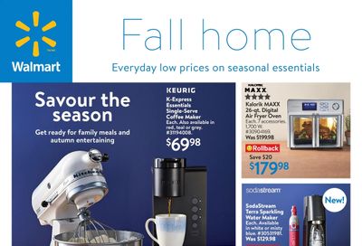 Walmart Fall Home Flyer September 22 to October 19