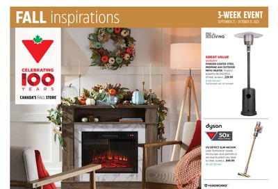 Canadian Tire Fall Inspirations Flyer September 23 to October 13