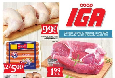 Coop IGA Flyer April 16 to 22