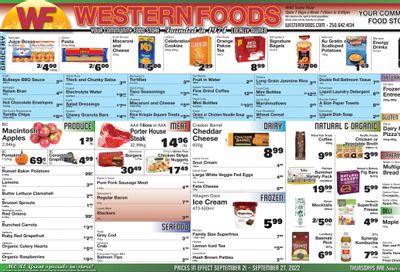 Western Foods Flyer September 21 to 27