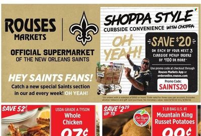 Rouses Markets (AL, LA, MS) Weekly Ad Flyer Specials September 21 to September 28, 2022