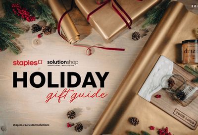 Staples Holiday Gift Guide September 19 to December 31