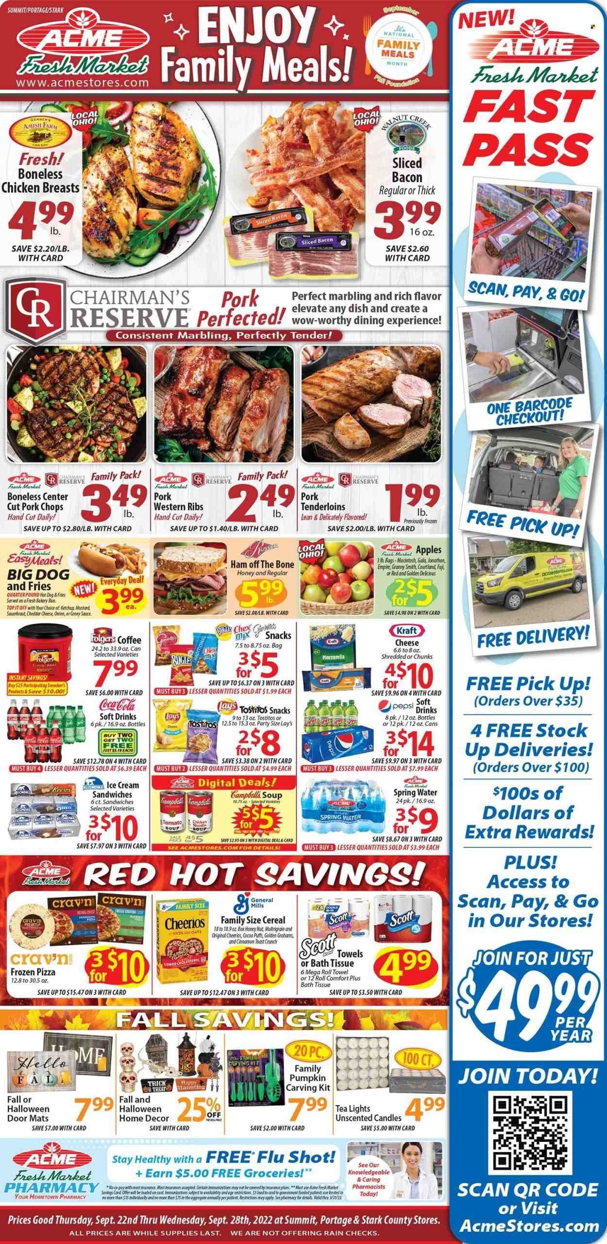 ACME Fresh Market (OH) Weekly Ad Flyer Specials September 22 to September 28, 2022