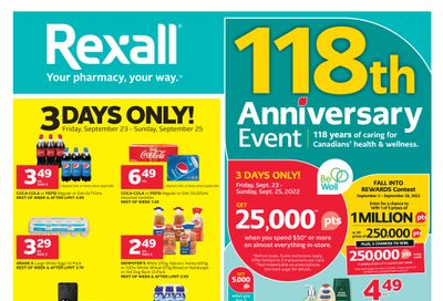 Rexall (West) Flyer September 23 to 29