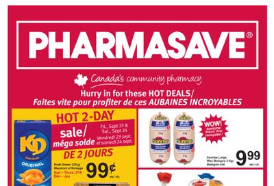 Pharmasave (NB) Flyer September 23 to 29