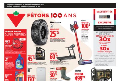 Canadian Tire (QC) Flyer September 22 to 28