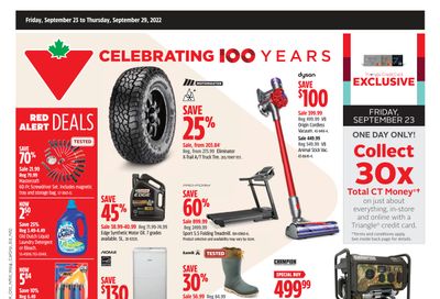 Canadian Tire (West) Flyer September 23 to 29