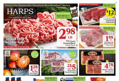 Harps Hometown Fresh (AR) Weekly Ad Flyer Specials September 21 to October 4, 2022