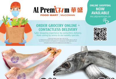 Al Premium Food Mart (McCowan) Flyer September 22 to 28
