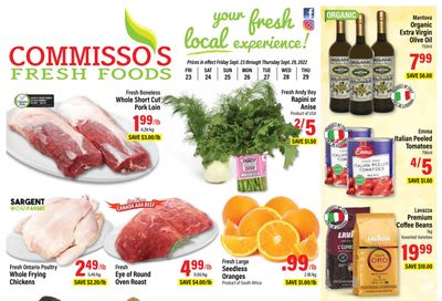 Commisso's Fresh Foods Flyer September 23 to 29