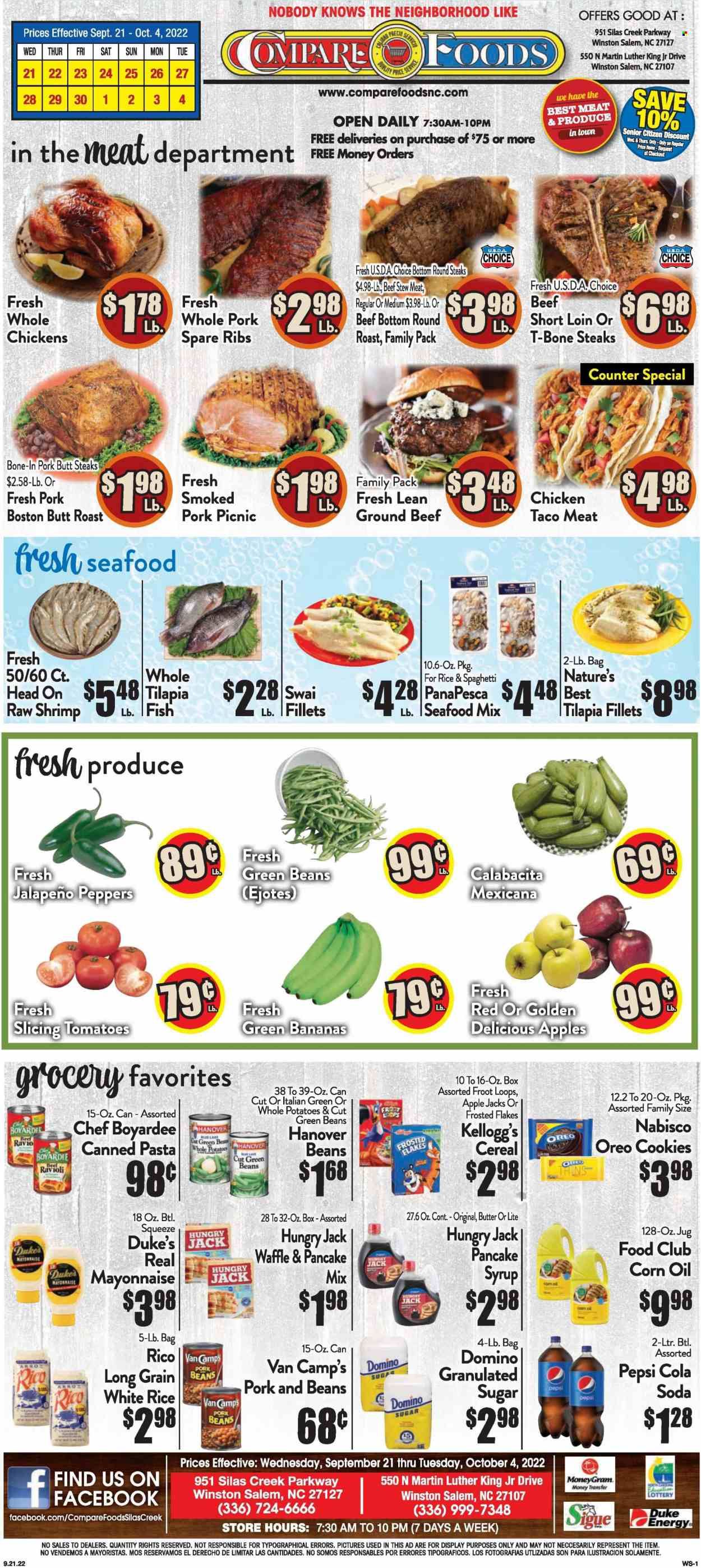 Compare Foods (NC) Weekly Ad Flyer Specials September 21 to October 4, 2022